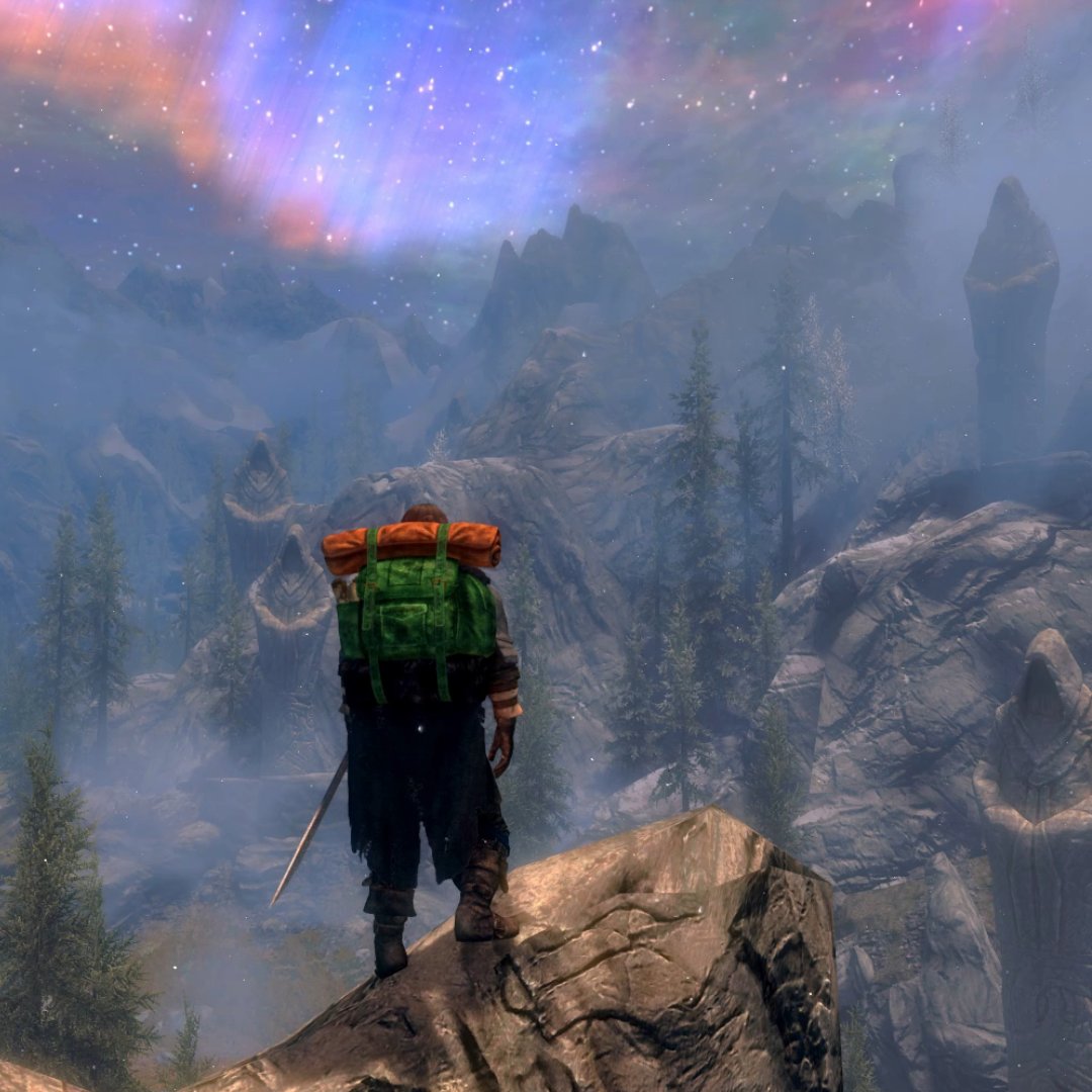 _BobMeetsWorld_'s tweet photo. This one's for all the marbles. Bob vs. Alduin. Tune in tomorrow to watch Episode 100(!!) of #Skyrim and the conflict that will decide the fate of Tamriel! Who will prevail? Probably Bob — it's his destiny as the Dragonborn or whatever 😁 #gaming #skyrimse #gamingvideos https://t.co/Mw5BnBU1kX