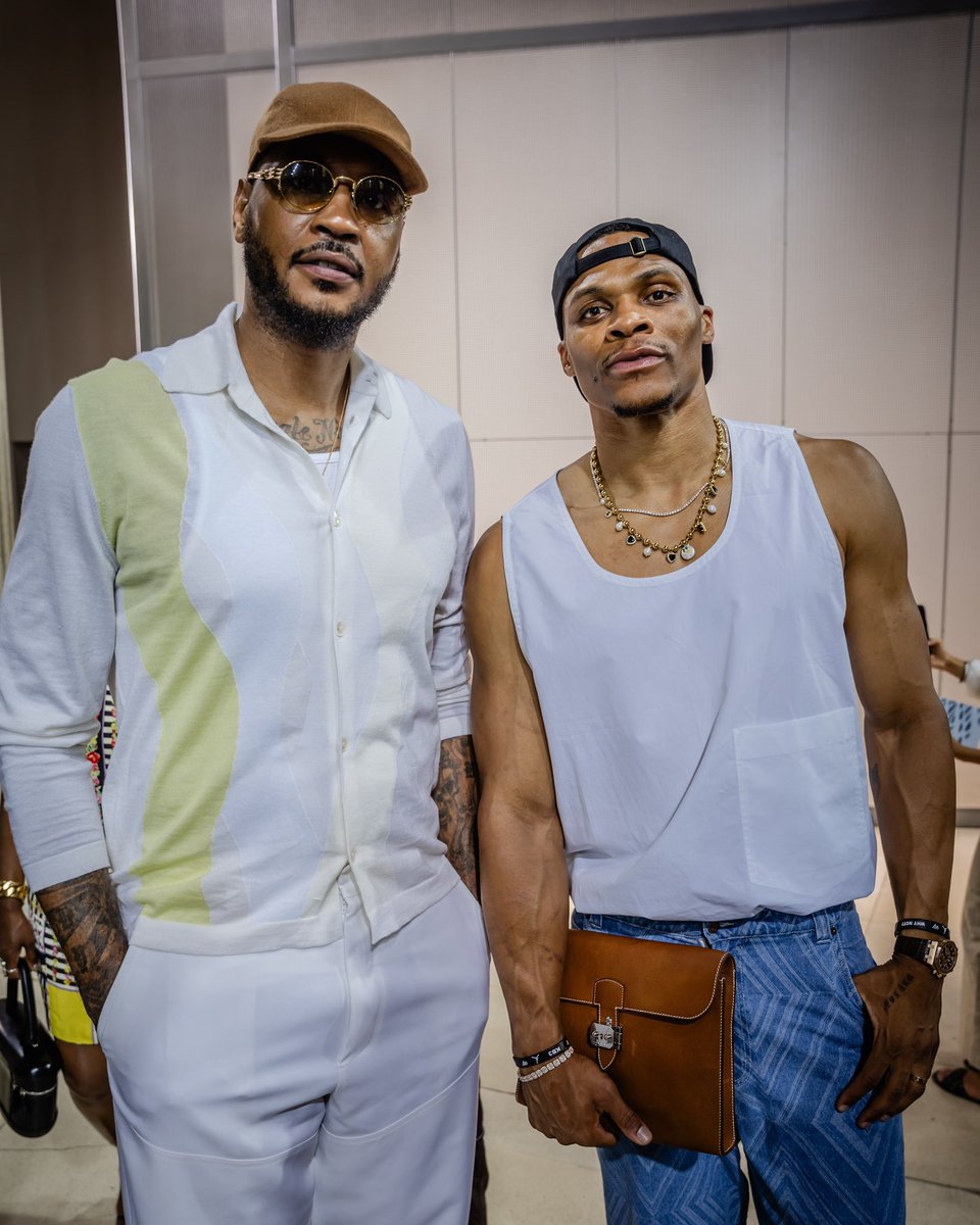 carmeloanthony's tweet photo. Hermes SS24🔥#ParisFashionWeek https://t.co/P1bTbiXLr8