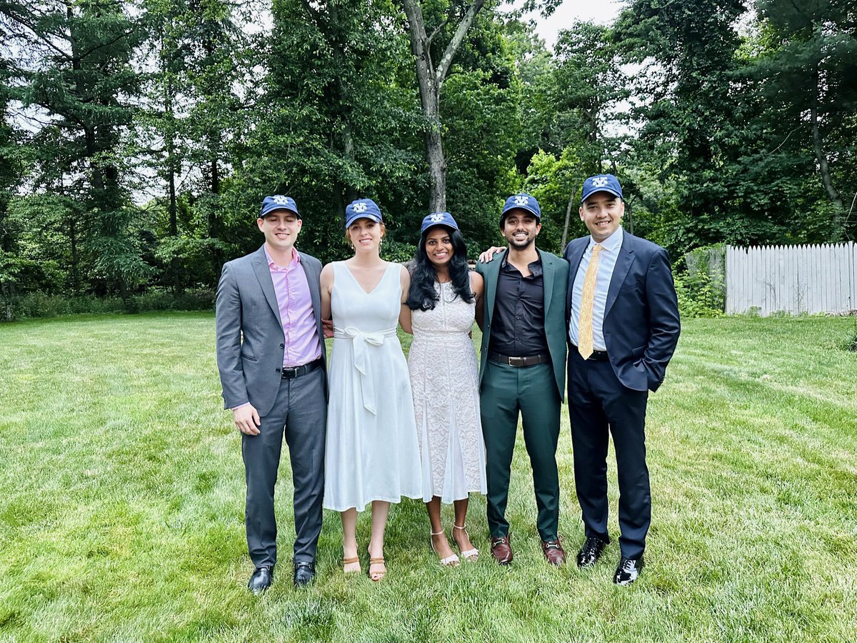 YaleNephrology's tweet photo. Other highlights included hands down the coolest hats in town, baseballs signed by all our mature faculty trees, a very nostalgic slideshow by the graduating fellows, and a late night much hyped showdown between our own @ChackoEric &amp; @RandyLucianoMD (they are equals). (2/3) https://t.co/afH1VDfBts