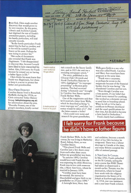 Callsigndinky's tweet photo. Made the summer edition of "Who Do You Think You Are" magazine. https://t.co/i7pPfrmnUd