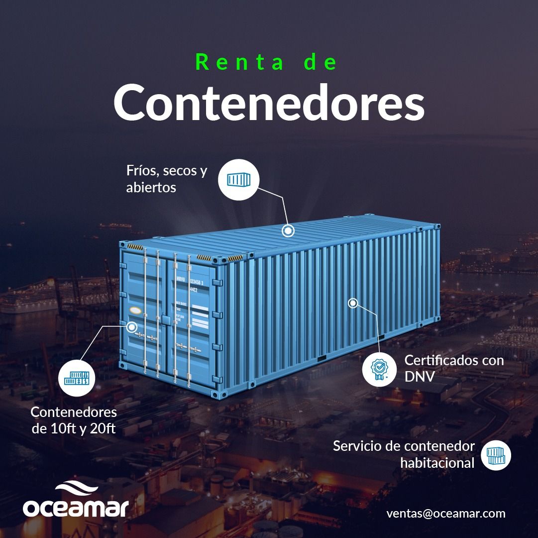 oceamar's tweet photo. #contenedores certificados disponibles en los puertos del Golfo de México. Contacta a nuestros expertos: ventas@oceamar.com https://t.co/bbsuOTSSXS