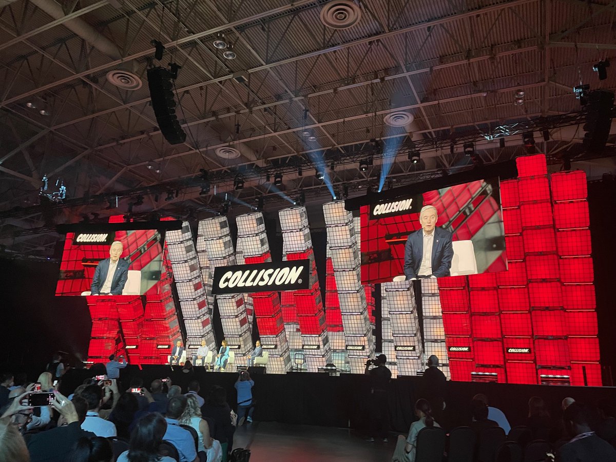 Listening to Min. Champagne panel on tech in Canada #Collision2023 "People always ask why Canada? Because of the talent" <a href="/ISED_CA/">ISED</a> <a href="/CollisionHQ/">Collision Conf</a>