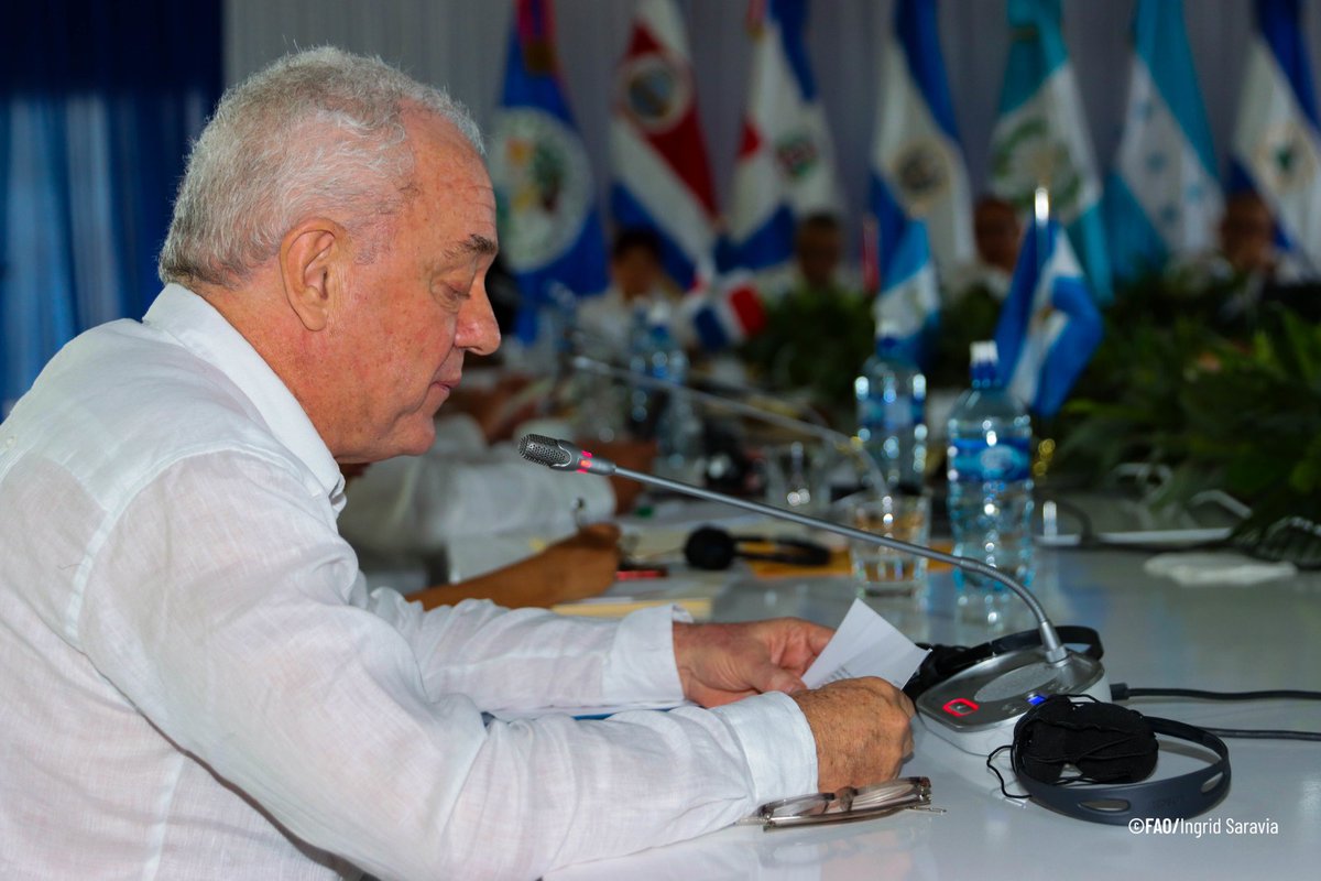 FAOCaribbean's tweet photo. @FAO Regional Rep. for Latin America and the Caribbean @MLubetkinFAO spoke at the LVII Ordinary Meeting of Heads of State and Government of @sg_sica. He highlighted the sign of an unprecedented working agreement to empower #DryCorridor countries.
📲 More: https://t.co/YxwI0flLCW https://t.co/FkB9E9cbpM