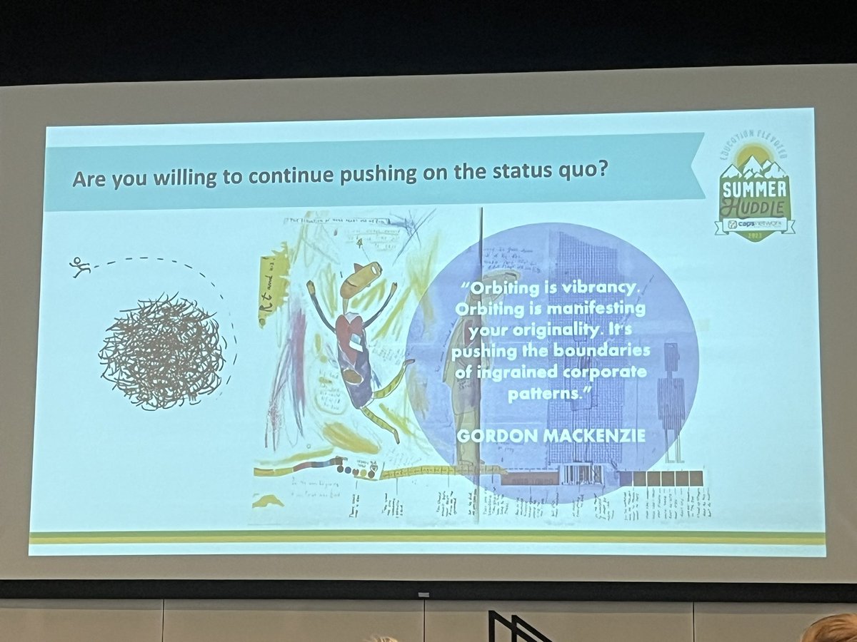 Orbiting the Giant Hairball… one of my favorite leadership books! #caps100 #simischools