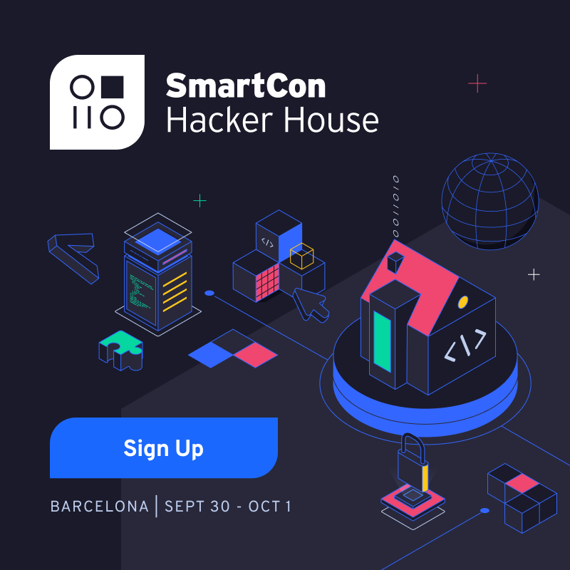 chainlink's tweet photo. Hundreds of developers are heading to our free, two-day experience at the SmartCon Hacker House. 

Learn from the best Web3 engineers–all levels are welcome!

Be part of the future of blockchain tech. We’ll see you IRL in Barcelona 🇪🇸

RSVP below👇