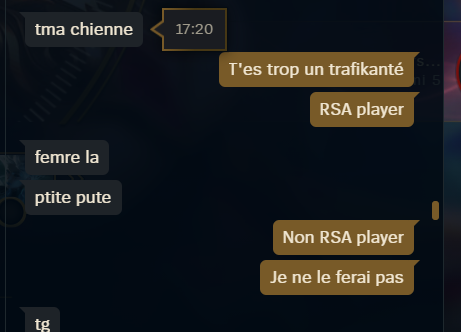 Fl4sH97's tweet photo. @RiotGamesFrance Au secours je me fais cyber harceler dans mes mp, que quelqu'un me vienne en aide de grace 🙏 https://t.co/yhJ4j3ai70