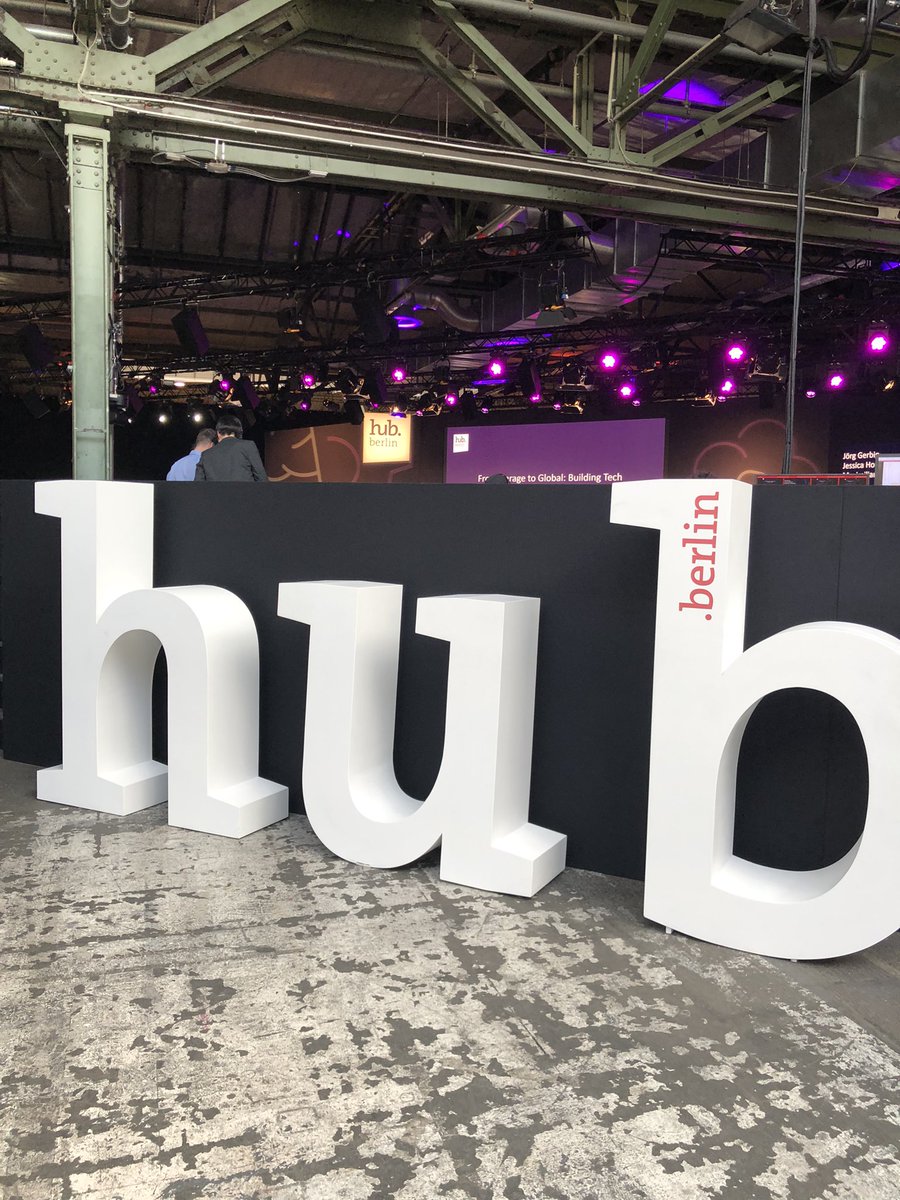 At Hub Berlin for 2 days. Amazing first day done. #hubberlin23