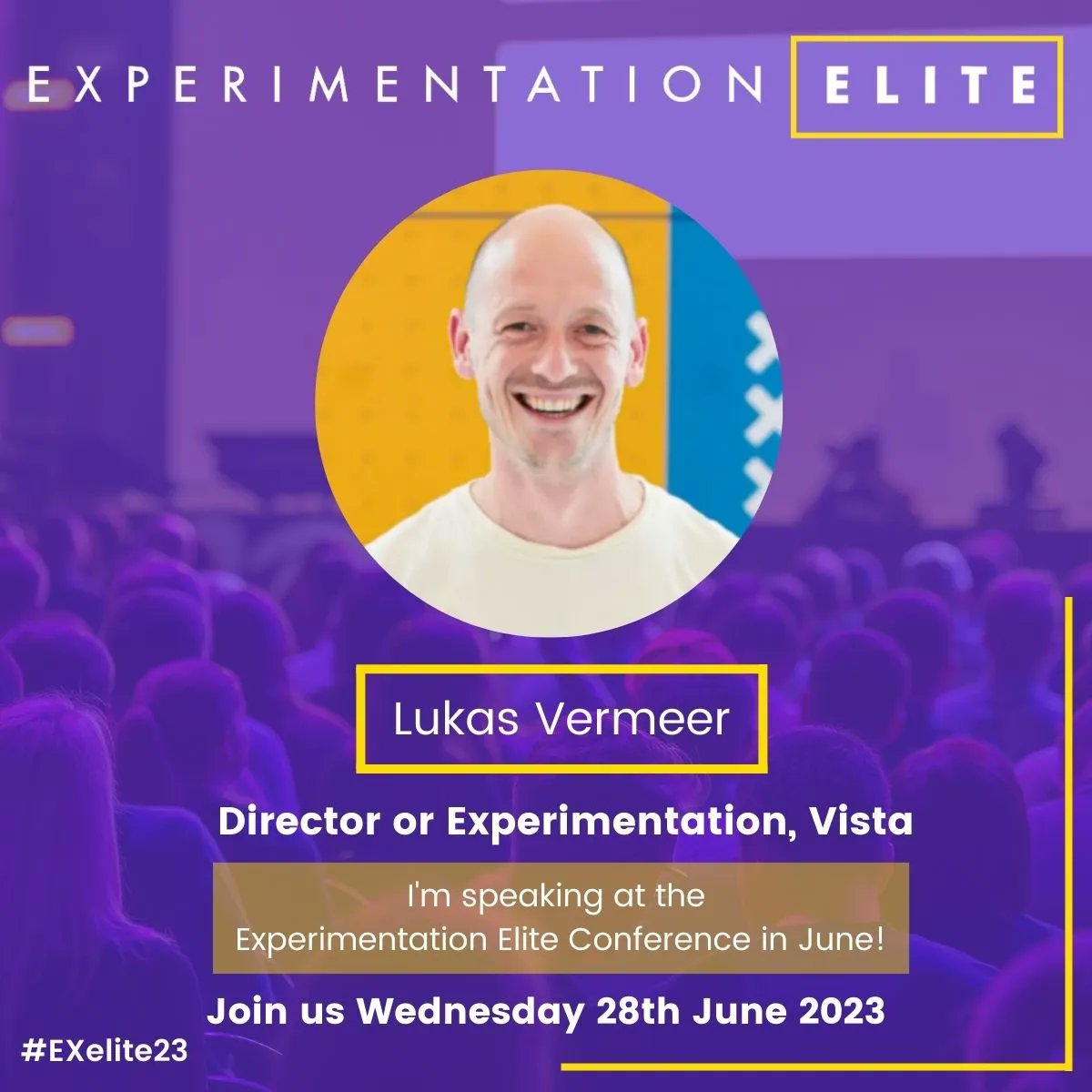 Exciting finale at #EXelite23!

⏱️ 4:25pm - 5:00pm

Join us for the closing keynote by Lukas Vermeer, Director of Experimentation at Vista, as he presents "How To Run Many Tests At Once: Interaction Avoidance and Detection." 

#Experimentation #Testing #EXelite23 #ClosingKeynote