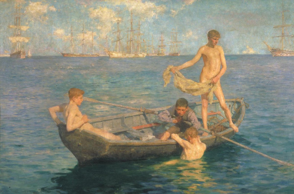 Jonathan Roe writes about artist Henry Scott Tuke (1858-1929) who attended a school in Weston-super-Mare and had friends in Bristol.
outstoriesbristol.org.uk/people/biograp…
