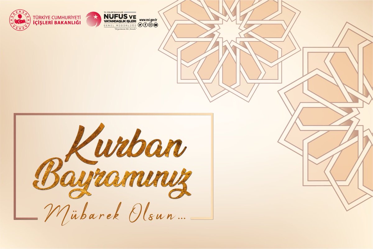 Sağlık ve mutluluk dolu bir bayram geçirmenizi temenni eder, iyi bayramlar dileriz🌸
#HayırlıBayramlar 
#HayatınızınHerAnında #KURBANBAYRAMI <a href="/sefikaygol/">Şefik AYGÖL</a>