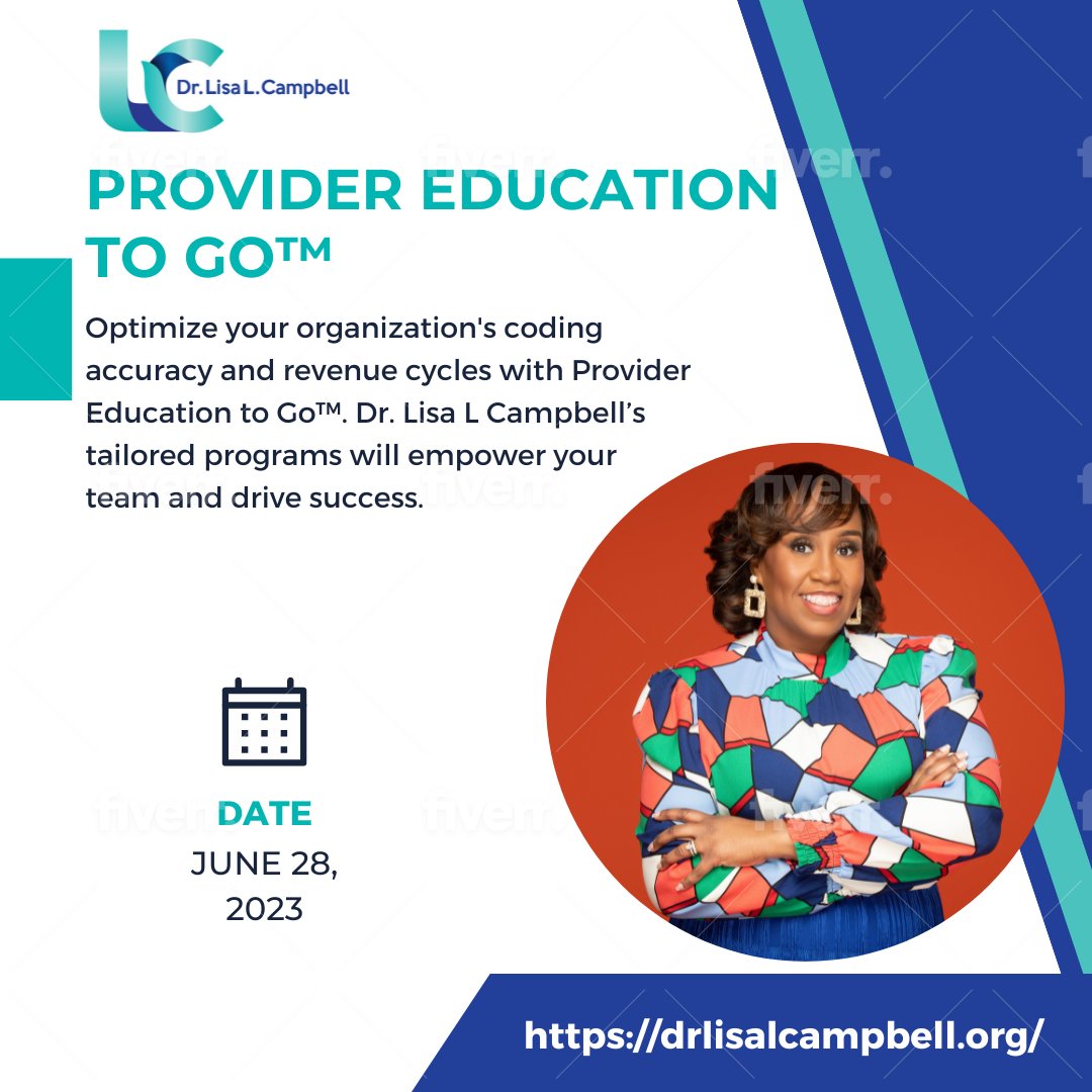 Provider Education to Go™️ offers education solutions for your clinic or hospital for the following professionals:

✔️Patient Access Specialist
✔️Medical Coders
✔️Medical Billers
✔️Physicians
✔️Non-Physician Practitioners

Contact our office today at 708-701-8078