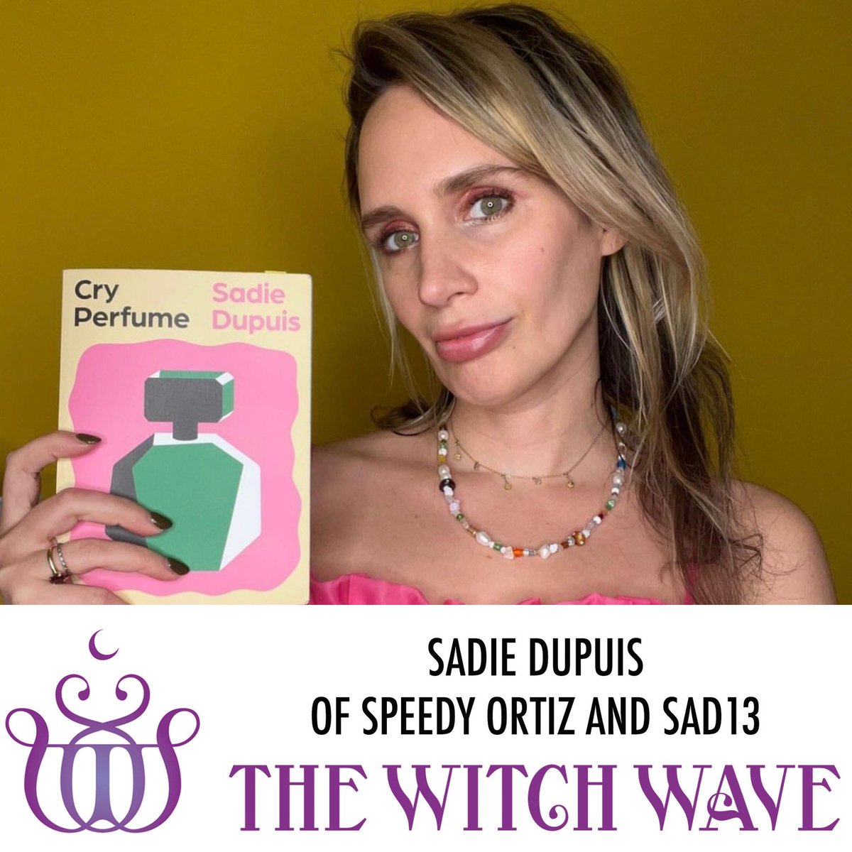 💥 @WitchWavePod SEASON FINALE💥 Thrilled I got to talk with rock goddess & phenomenal poet Sadie Dupuis (@sad13) about the magic of music-making, the powerful pull of poetry, & why she embraces glitch witchery in her work. 🎸🎤🤘😈✍️📚👻💖💫 Listen wherever you get podcasts