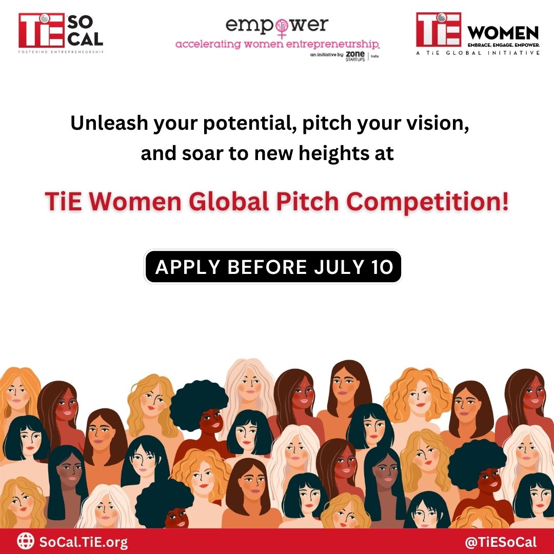 ⭐ Don't miss your chance to shine at #TiEWomenGlobalPitchCompetition 2023! 🚀 Apply now to showcase your startup to investors, mentors, and experts worldwide. Up to $100K in equity-free prizes await! ⏰ Deadline: July 10th. No fee. 

bit.ly/3Pt51Bz

#StartupCompetition