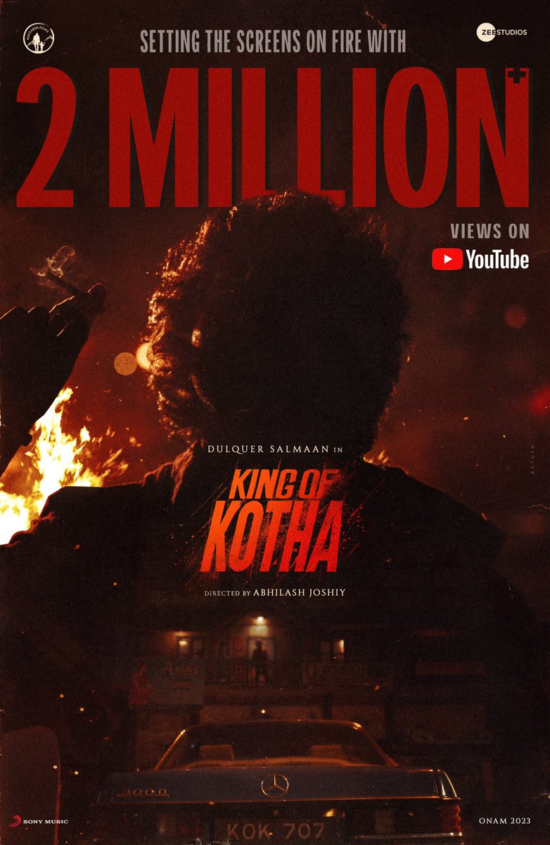 2 Million and counting...😍🔥🔥
#DulquerSalmaan
#KingOfKotha