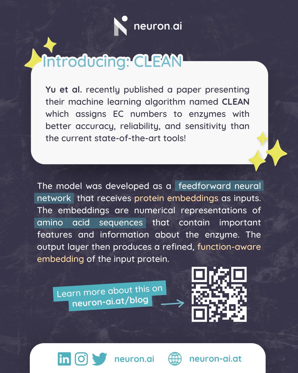 We are thrilled to announce the release of our latest blog post in the captivating series "Uncovering the Science behind Life with AI" 🚀

In this edition, our member, Angelika Vižintin, dives deep into the fascinating world of enzyme annotation🔬

#ai #blog #writing #appliedai