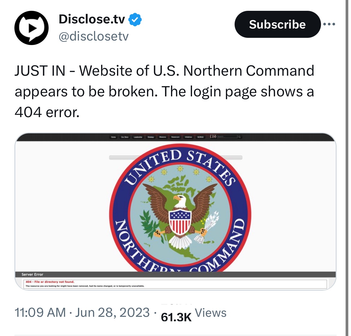 wsy_de's tweet photo. @USNorthernCmd @NORADCommand #5yearDeltaFagging https://t.co/NORcZlQuOm