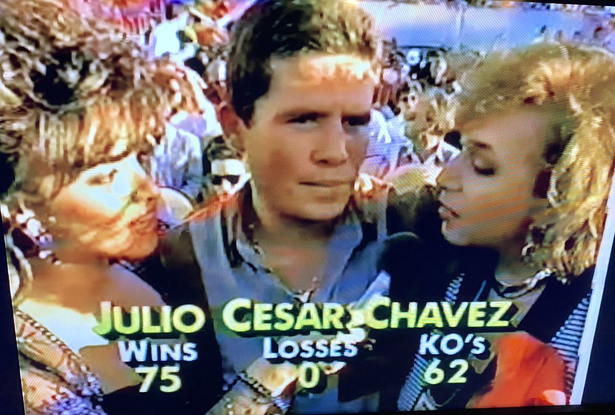 32 years ago today, JC Chavez was on top of the 🌍
