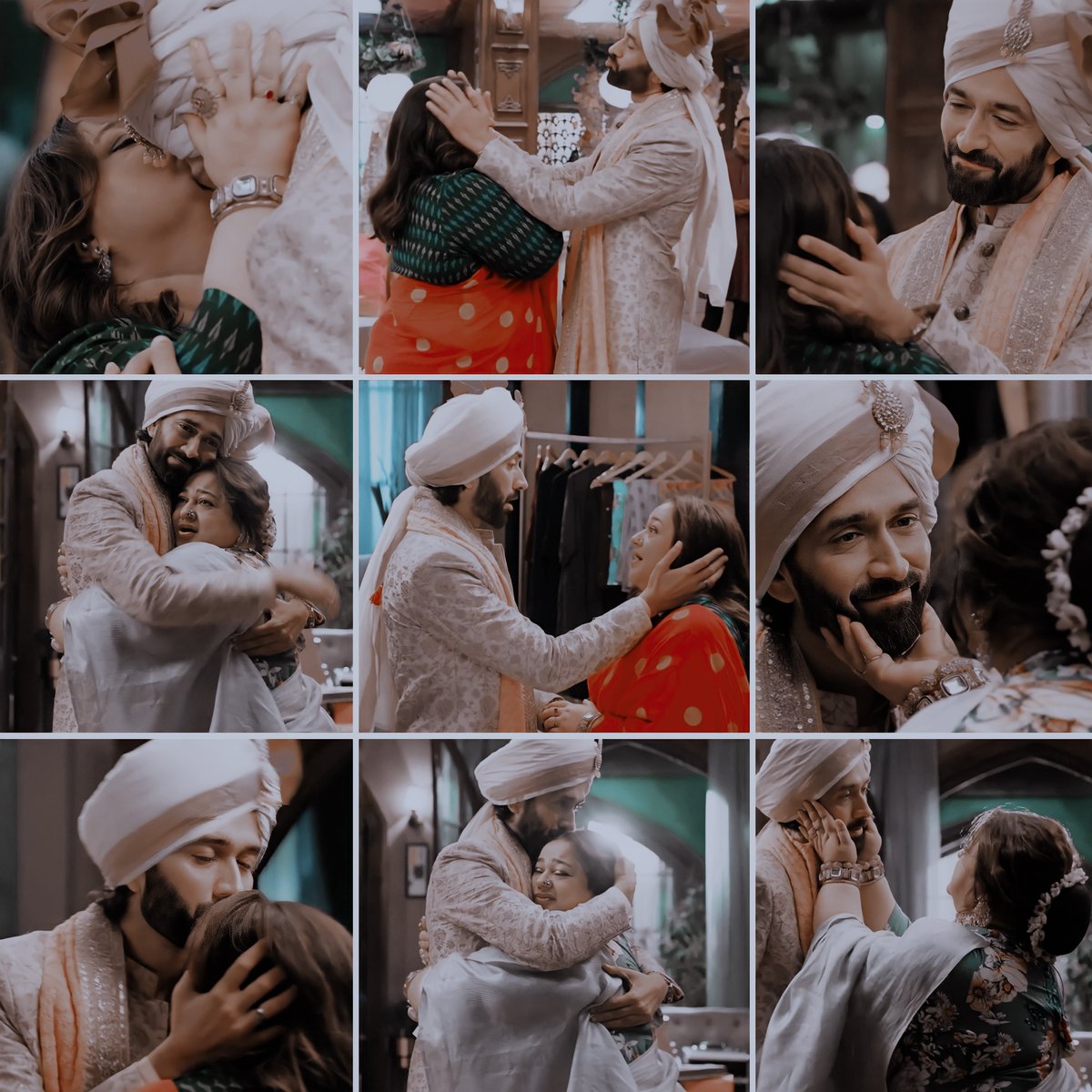 What a bond. What beautiful, touching moments today between Ram and his mother. We haven’t been shown any of their history but it’s so visible in the way they cling to each other, are so affectionate & loving. The actors bring in so much to these moments. 

#BadeAchheLagteHain3