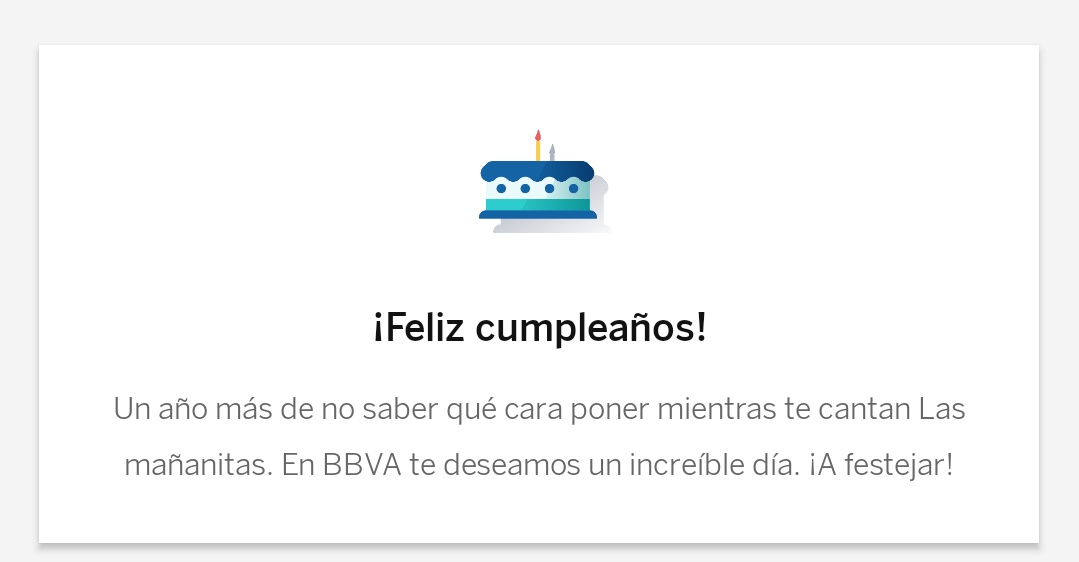 aim_botr's tweet photo. Gracias BBVA, la única persona que siempre lo recuerda y me felicita aunque seas una IA programada para hacerlo pero al menos tu si lo haces <3
Alguien que me etiquete a BBVA para que sepan de su buen trabajo https://t.co/KDClro6525