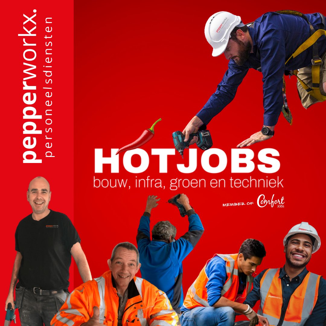 Gezocht AC-monteur ⚠️ | monteur zonnepanelen ♻️ | assistent servicemonteur zonnepanelen☀️ | timmerman renovatie🔨 | werkvoorbereider bouw📌 |  machinist mobiele kraan 🚜 | Solliciteer zonder CV en ☎️ 038 - 8500 842 of 🌎pepperworkx.nl/vacatures/