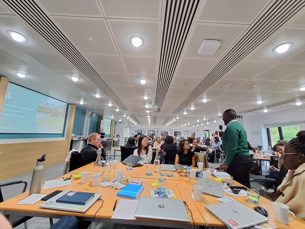 SeonaDillonMcL's tweet photo. @jackmekenye from @ConcernKenya is reflecting on what he learned during the @floodalliance Learning Event. How can we build sustainable Early Warning Systems? @Concern #AllianceLearning2023 https://t.co/d3EUi1Z6Un