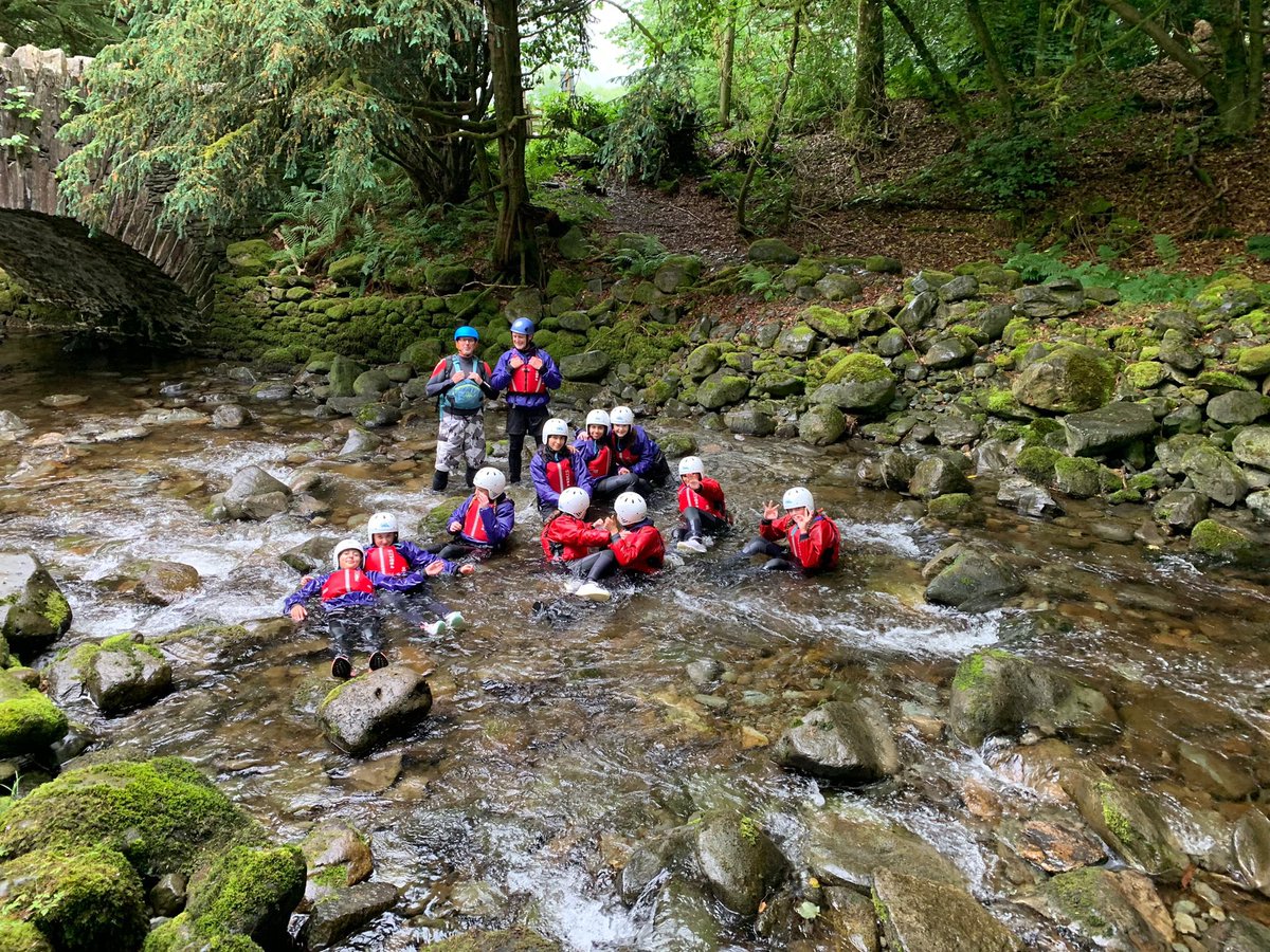 BSPatterdale's tweet photo. Y10 gorge walking in the rain! Having the best time https://t.co/caLgr9Mkcw
