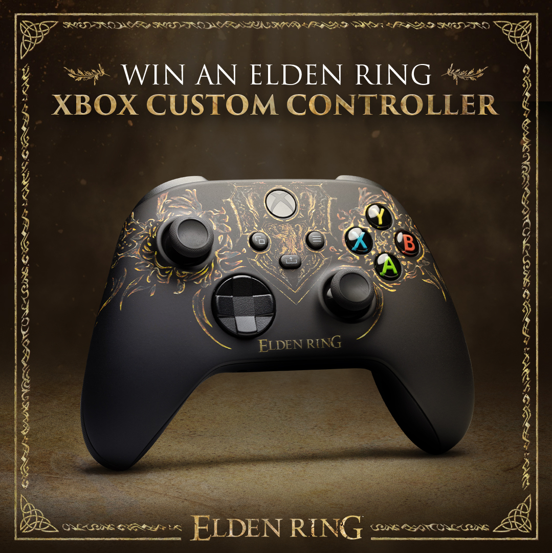 Bandai Namco Europe on X: Rise, Tarnished, and stand before the ✨Elden  Bling✨ Time to show off for a chance win a custom Elden Ring Xbox  controller. To enter the contest, comment