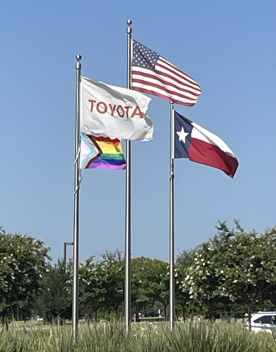 LGBTQChamberDFW's tweet photo. Our VP of Membership &amp; Programs, @lisahowetn2tx, is speaking at @Toyota for their Pride lunch event. https://t.co/aPQdgnoYFo