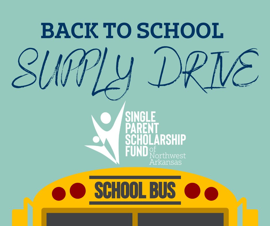 Single Parent Scholarship Fund of Northwest Arkansas is hosting a Back to School Supply Drive 🎒📝
. . .
Check out their registry and donate: walmart.com/registry/RR/85…