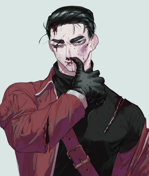 外勤後 blood/流血