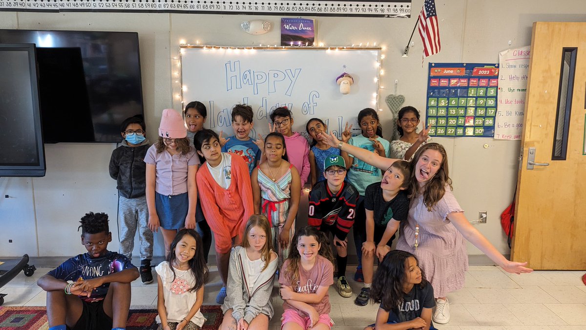 Ms. Reed (@readwithmsreed) on Twitter photo Happy last day of the year! It's been a great one! ❤️ Thankful for these kiddos!
<a href="/SalemElementary/">Salem Elementary</a>
#SalemRollinStrong Happy last day of the year! It's been a great one! ❤️ Thankful for these kiddos!
<a href="/SalemElementary/">Salem Elementary</a>
#SalemRollinStrong