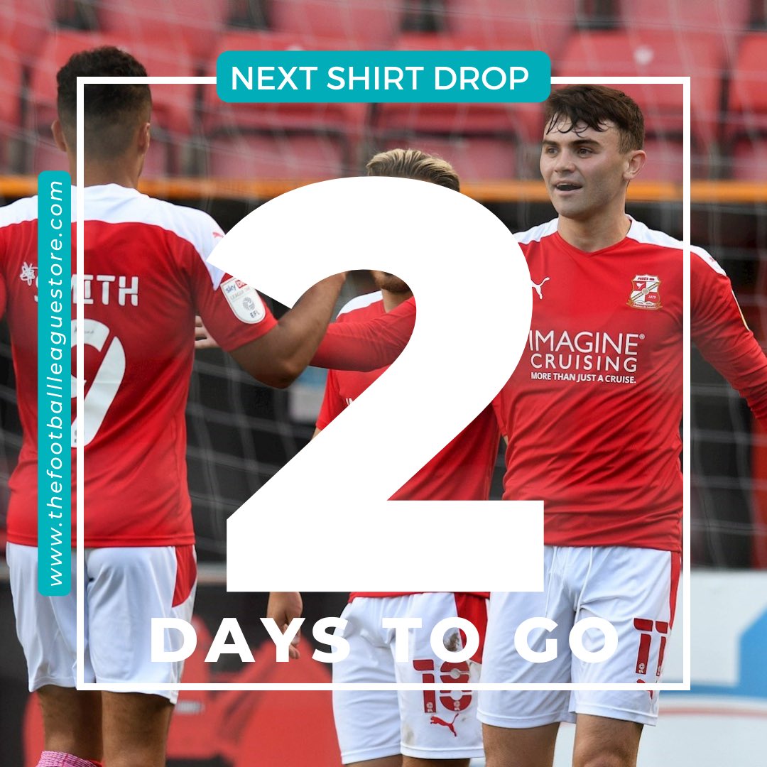 FootLeagueStore's tweet photo. 2️⃣ Days to go until our first MASSIVE shirt drop of over 50 @EFL shirts. 

You won’t want to miss it!

💙#LoveEFL https://t.co/CXH9BSEsiL