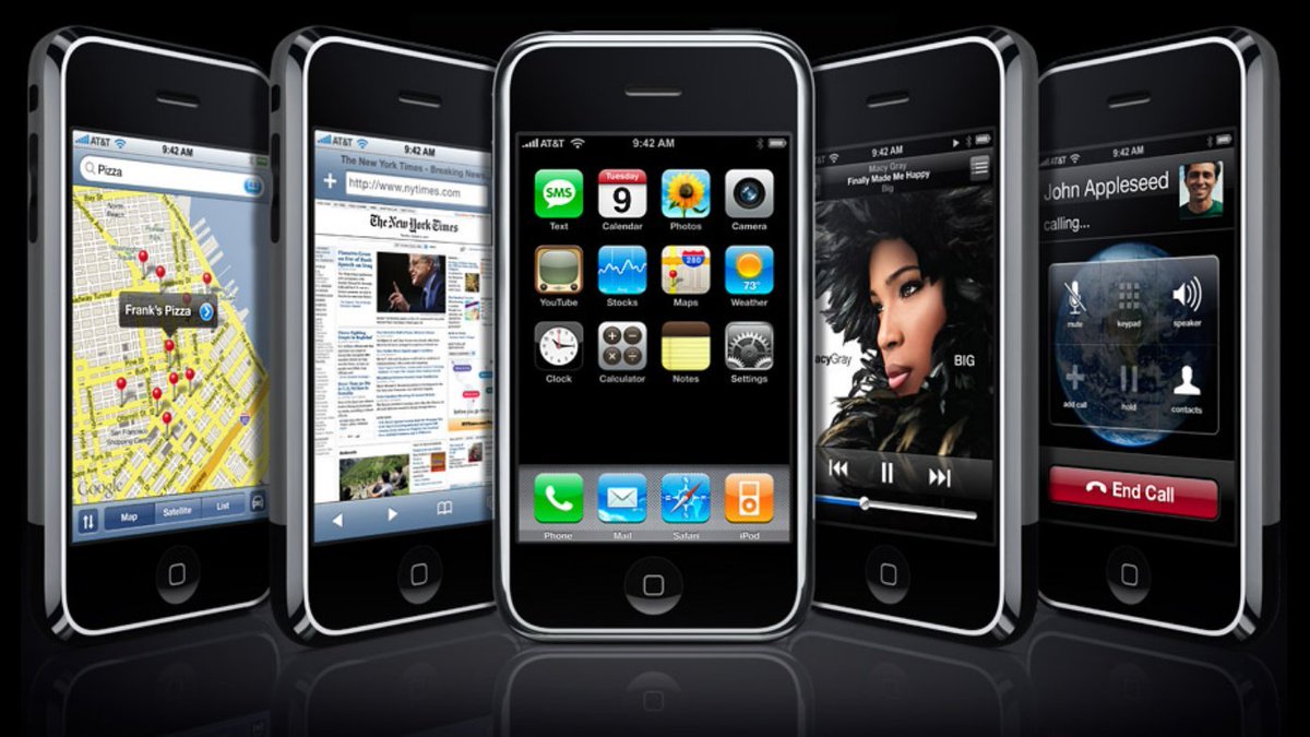 DayTechHistory's tweet photo. On this day in 2007, the original iPhone was released. https://t.co/zXkGJp2jvG