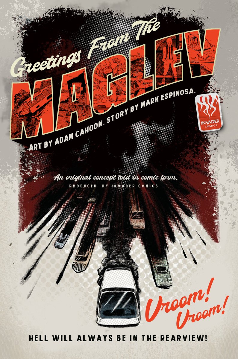 InvaderComics's tweet photo. The Maglev is more than just an elitist roadway. More than the gangs that hack their way through it. It's solar-powered ANARCHY!

Sign up to be notified the MOMENT the @KickstarterRead campaign launches!

https://t.co/dzSdQHq0Jh https://t.co/3ozuXkLIzJ