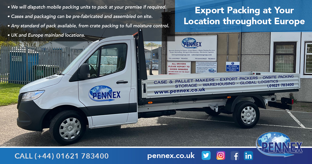 PennexGroup's tweet photo. Our latest addition to our mobile on site #packing teams ability to react to clients specialist #export packing requirements is our new #Mercedes flat bed van.   Pennex can offer countrywide on site export packing at clients premises. 

Call us today on 01621 783400 for a quote. https://t.co/hceducVKmP