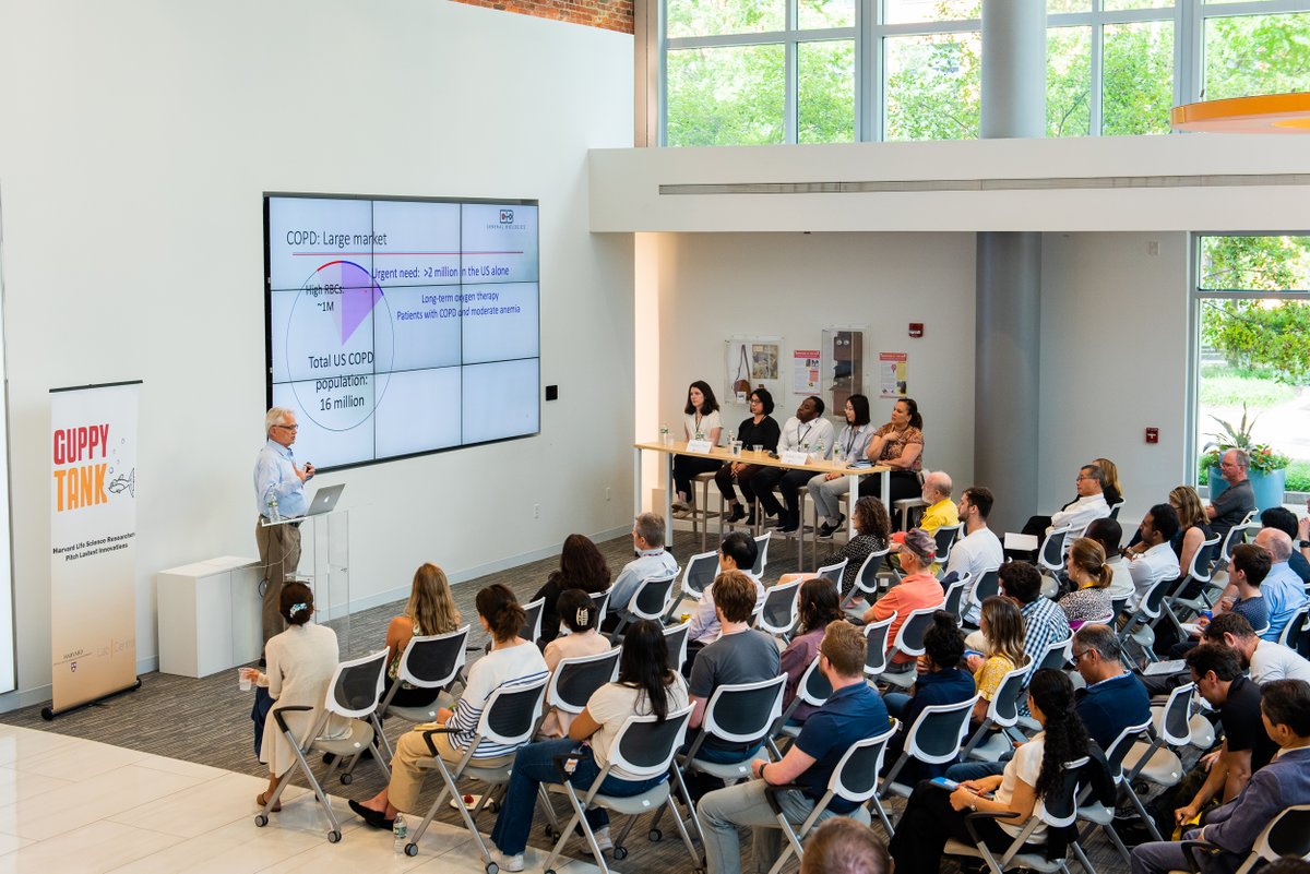 OTD & @LabCentral hosted our 30th Guppy Tank! Thank you Prof Jeffrey Way on presenting General Biologics, Inc.'s treatment for hypoxia. Thank you panelist @chblundell MissionBio Cap; @sachamann Takeda Ventures; Jingjing Wang LightStone, Gladys Nunez Amgen Ventures, Sean Evans J&J