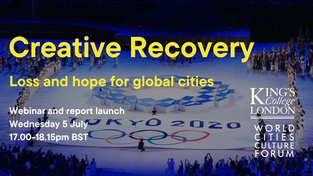 How has the pandemic reshaped cultural policy?

Join us for the launch of our new report with <a href="/KingsCollegeLon/">King's College London</a> <a href="/CulturalKings/">King's Culture</a> 

With report responses from Katia Travkina <a href="/OECD/">OECD ➡️ Better Policies for Better Lives</a> and Louisa Hrabowy <a href="/CGF_UK/">Calouste Gulbenkian Foundation (UK Branch)</a> 
 
Register here: us02web.zoom.us/webinar/regist…