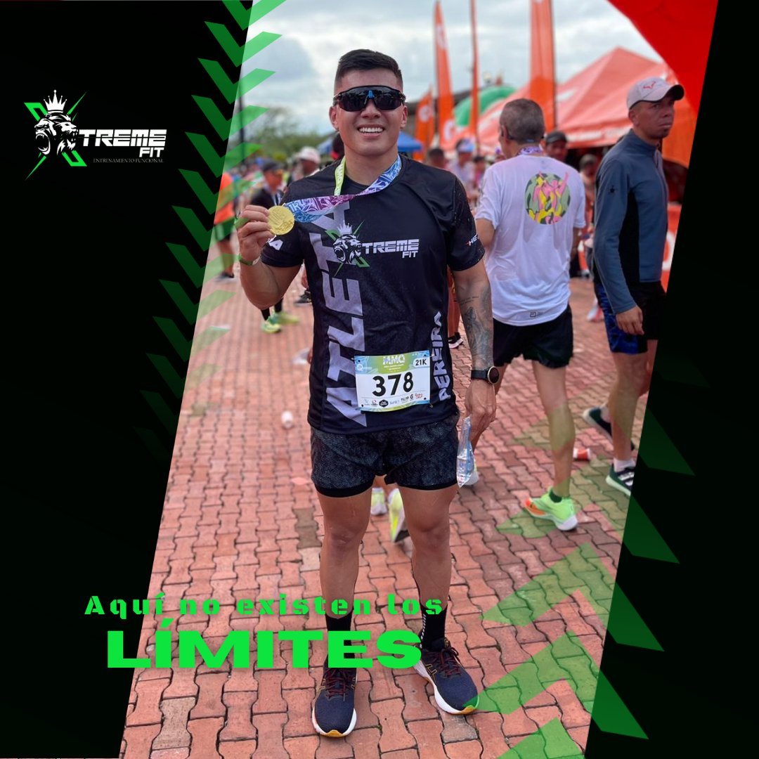 Senseialejo's tweet photo. Les presento a @jpcampos24, el #runner de nuestro templo, próximo a subirse al podium en los 21K, con él estuve entrenando para ganar la primer prueba del #DesafioTheBox, si quieres aprender a correr con los mejores, visita #Xtremefit en Pereira. https://t.co/FW9rZ6cIA0