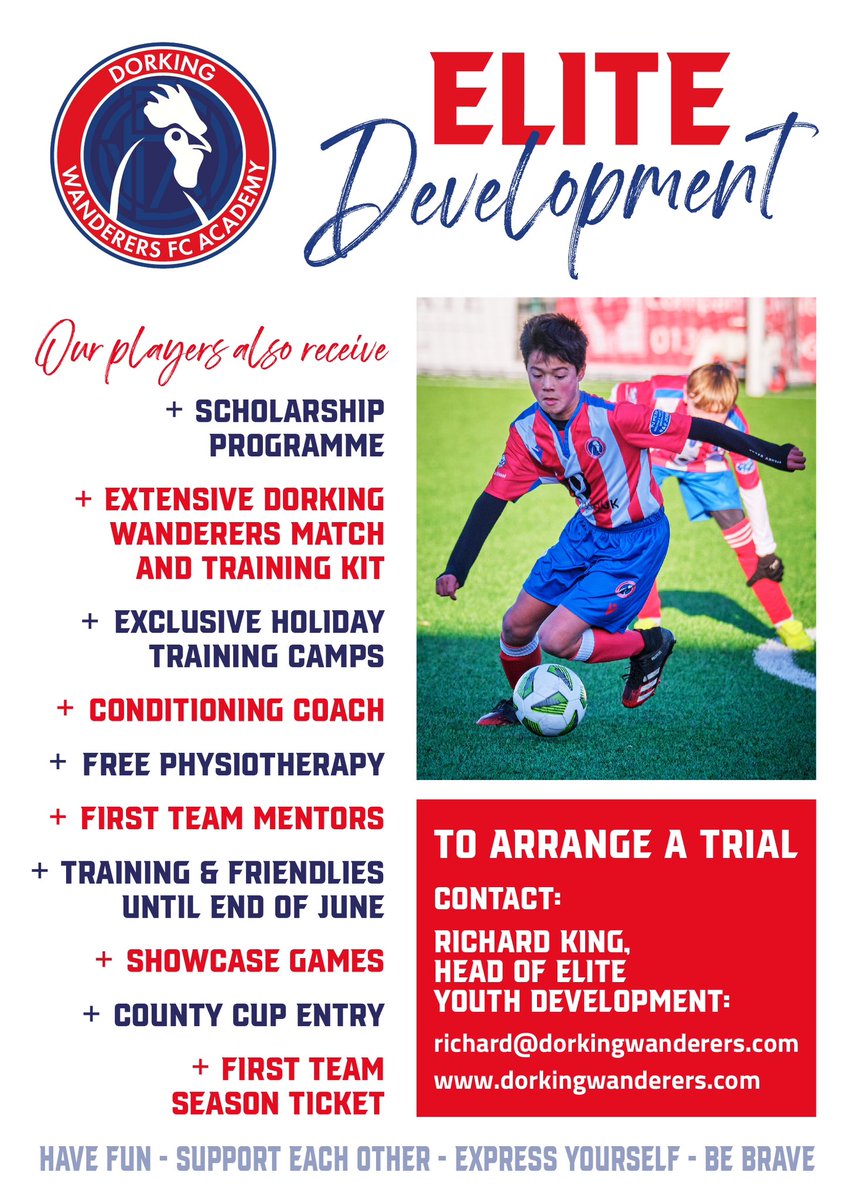 Dorking Wanderers FC Youth Development Section tweet media