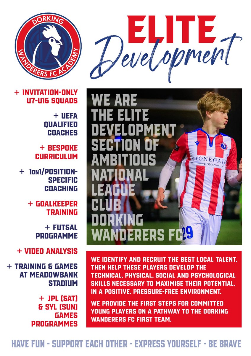Dorking Wanderers FC Youth Development Section tweet media