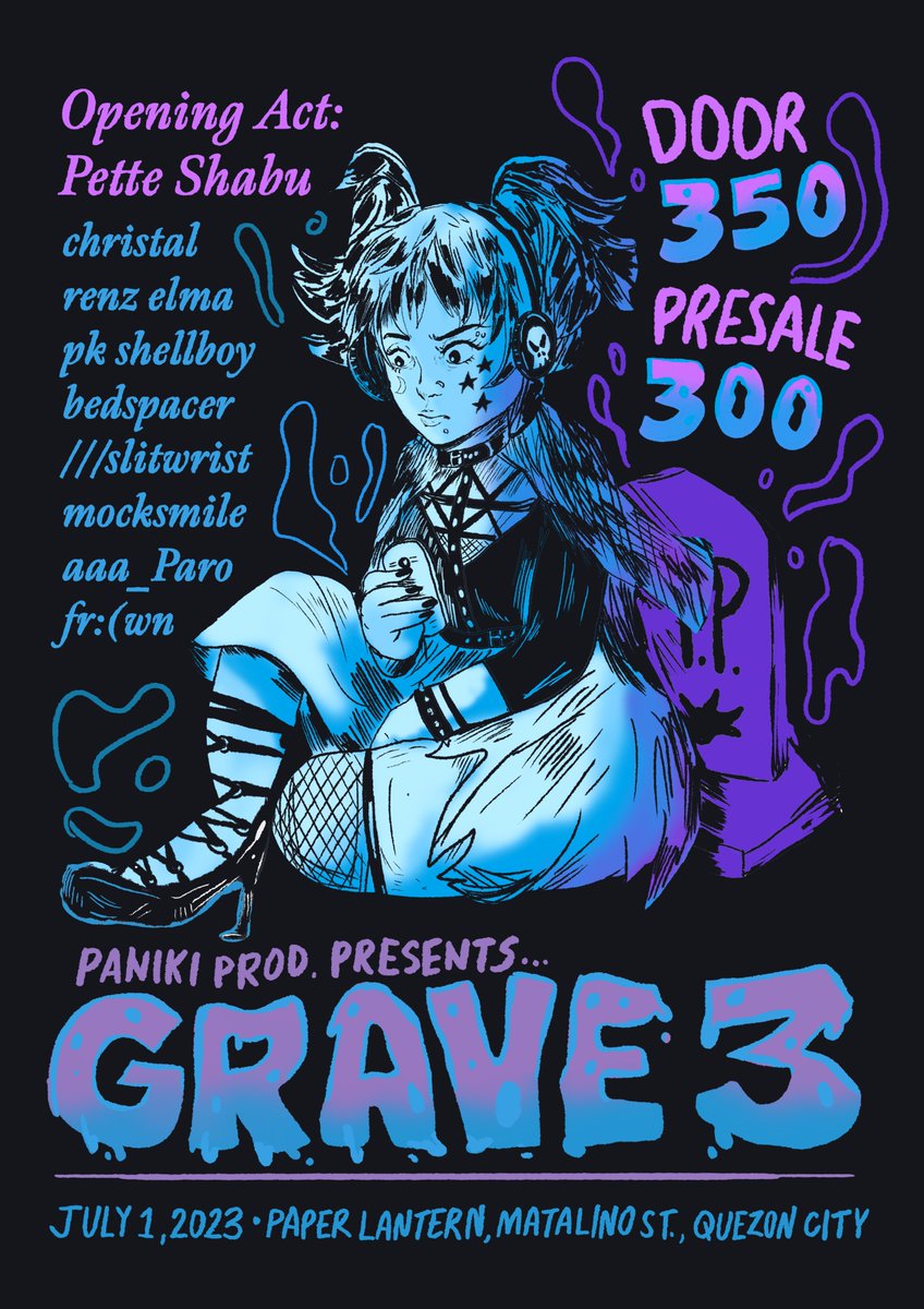 elly (finishing client workzzz) on Twitter "gRAVE 3 ng angmgapaniki July 1, 2023 Paper