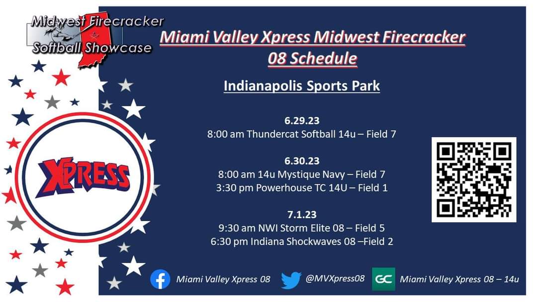 MVXpress08's tweet photo. Great weekend to see these players in action. Looking forward to a great weekend at the Midwest Firecracker in Indianapolis! https://t.co/r6isJWuEGR