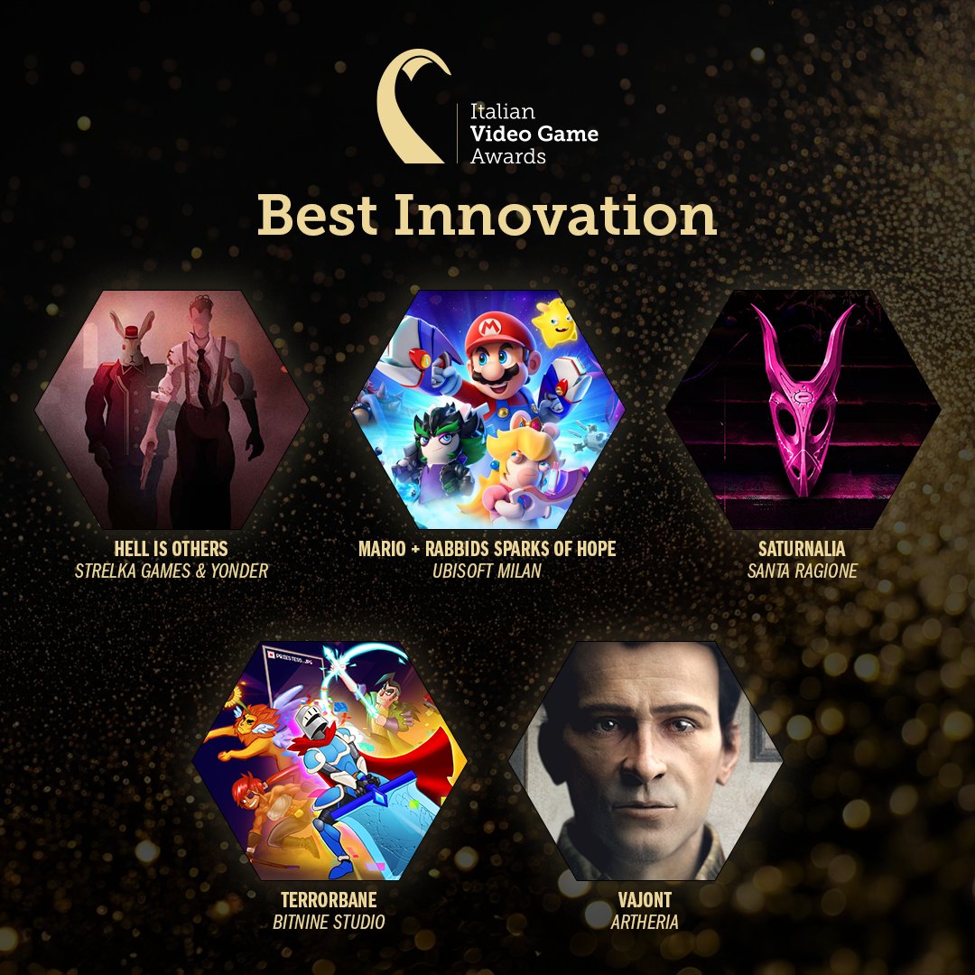Happy Wednesday night! And for sure it'll be for the IVGA 2023 candidates for the Best Innovation category. 🤩

#IVGA #ItalianVideoGameAwards #FirstPlayable #Best #Innovation #Game