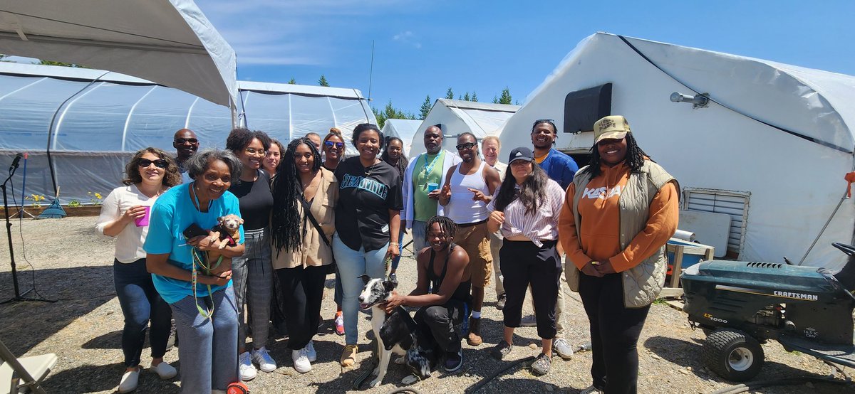 This past weekend, our family farm hosted elected officials, social equity mentors + mentees, the Department of Commerce and Environmental Justice students to discuss farming 101. 

Interesting Facts 👇🏾 👇🏾 👇🏾 

✅️ The average age of a farmer is 65 years old