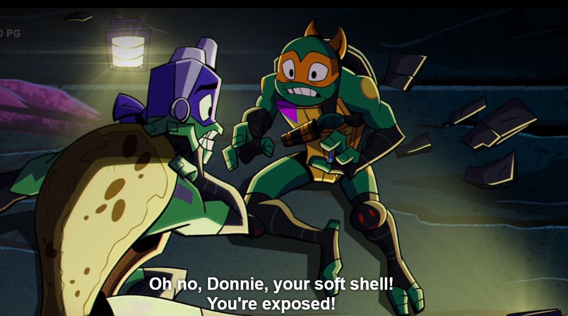 Meanwhile ROTTMNT Donnie—