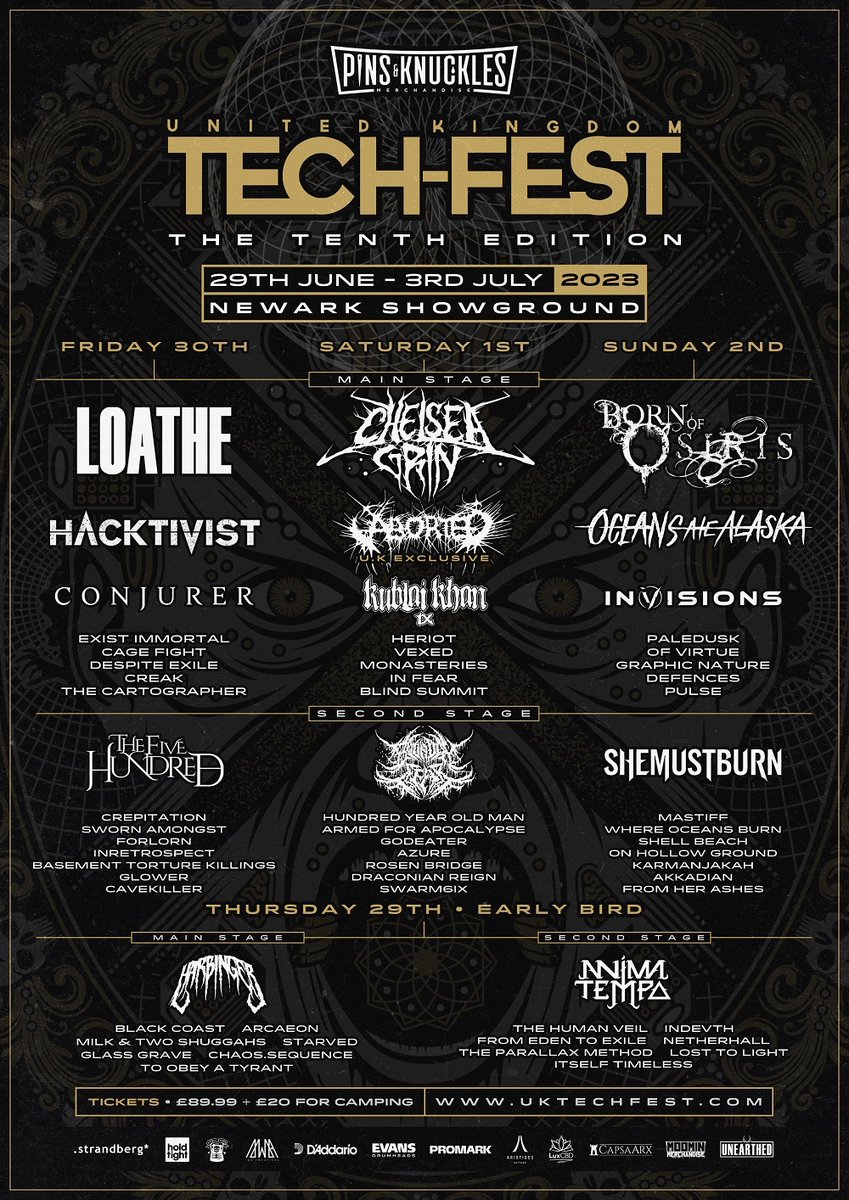 FESTIVAL PREVIEW: <a href="/UKTechFest/">UK Tech-Fest</a> 2023

Tomorrow, UK Tech-Fest returns to celebrate its tenth anniversary and end its time as a four day festival. Ahead of the action, we preview the weekend's lineup. Check out our festival preview here!

distortedsoundmag.com/festival-previ…