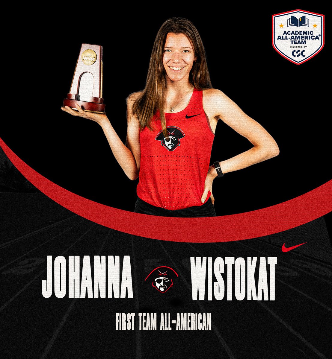 ALL-AMERICAN!!!! Johanna is the FIRST <a href="/CBUBucs/">CBU Buccaneers</a> women's student-athlete to earn First Team <a href="/CollSportsComm/">College Sports Communicators</a> Academic All-America honors in school history! <a href="/GulfSouth/">Gulf South Conference</a> <a href="/FromCBU/">Christian Brothers U</a> #BUCNation 

📰 🔗 bit.ly/3NN9v4J