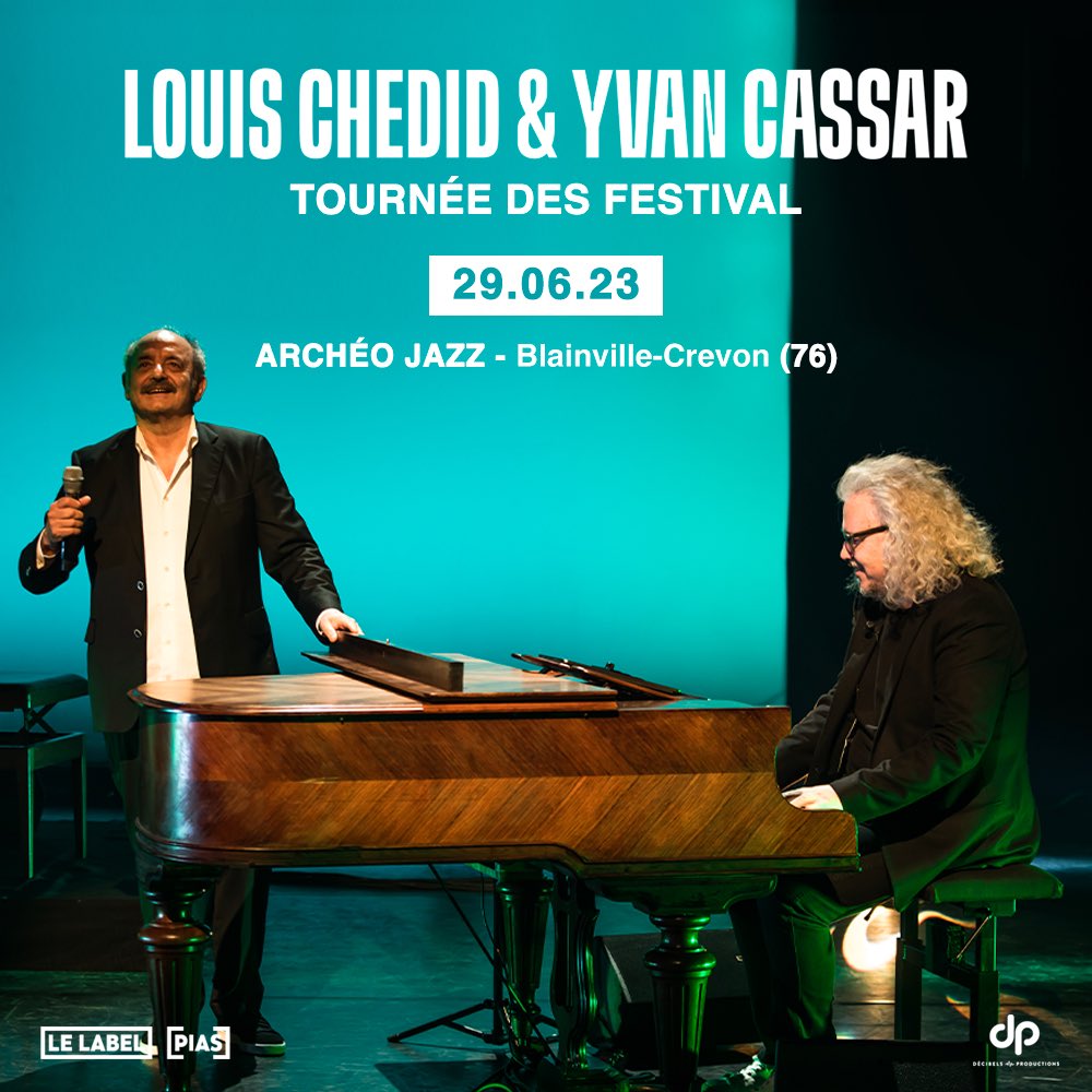 Retrouvez-nous demain au Château Médiéval de Blainville-Crevon pour le festival @ArcheoJazz avec mon cher Louis Chedid 🙌 👉 archeojazz.com/la-billetterie/ @l