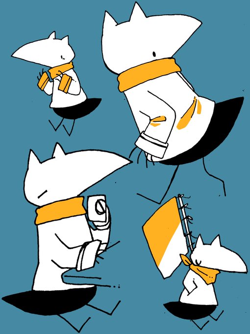「sitting yellow scarf」 illustration images(Latest)