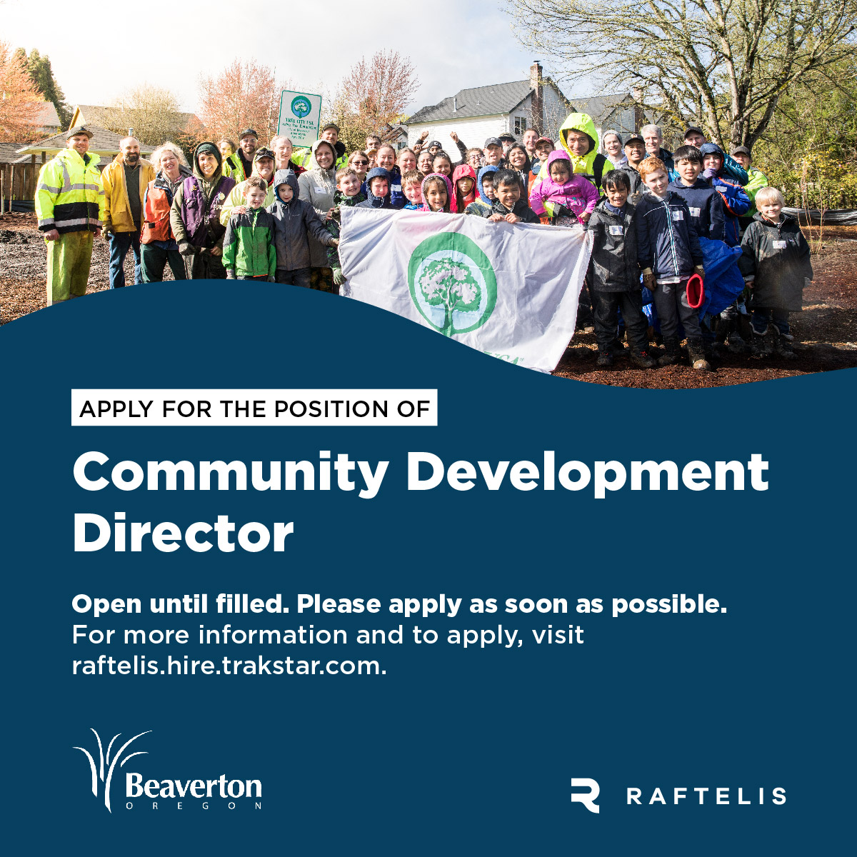 Raftelis's tweet photo. The @CityofBeaverton is hiring a Community Development Director. Priorities for the position include improving collaboration and integration across divisions and supporting the Cooper Mountain Community Plan.

 https://t.co/Iz2Gohf1vy https://t.co/ETbhfqlxpR